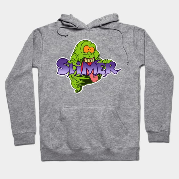 Slimer the Friendly Ghost Hoodie by Owllee Designs